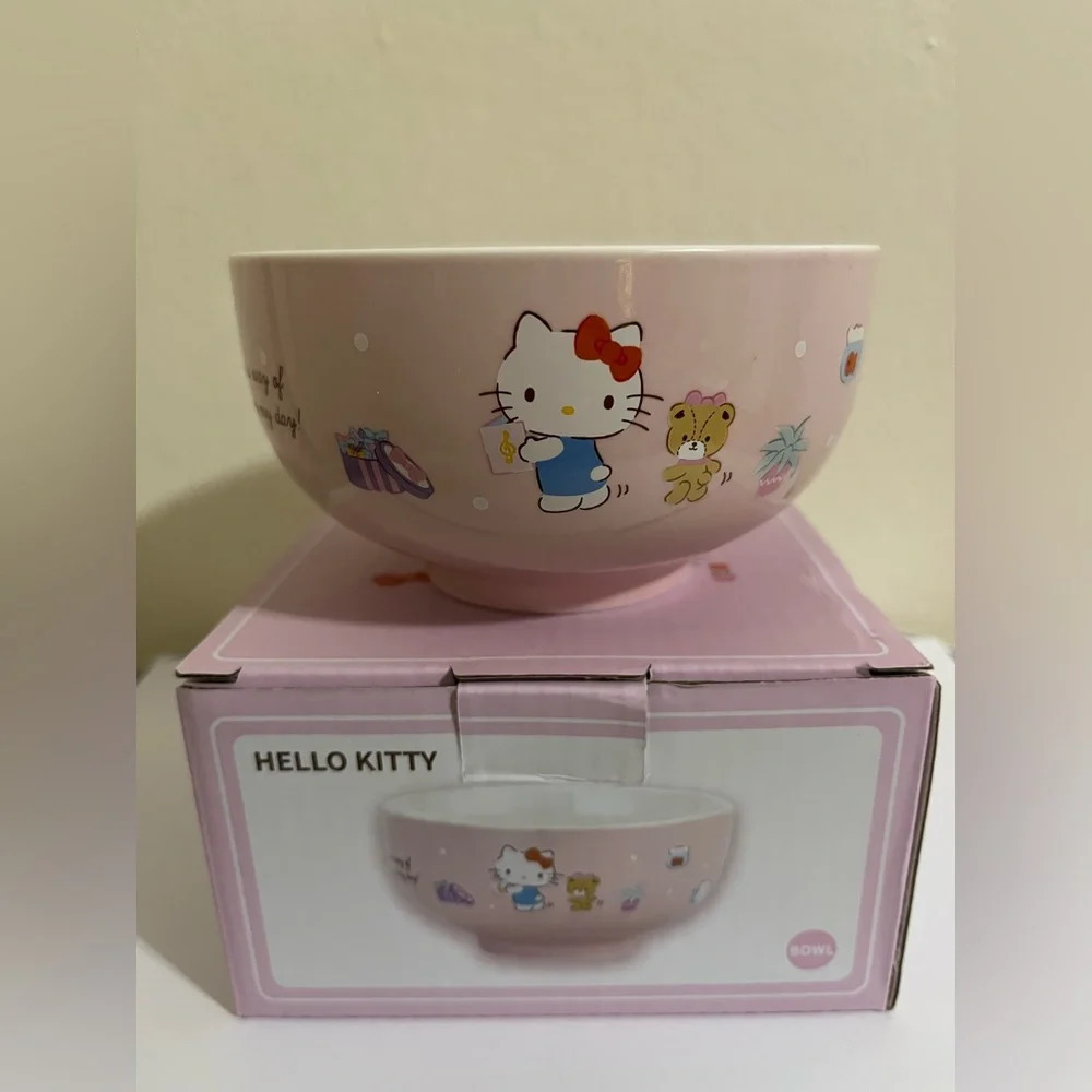 Hello Kitty Dessert/Snack Ceramic Bowl